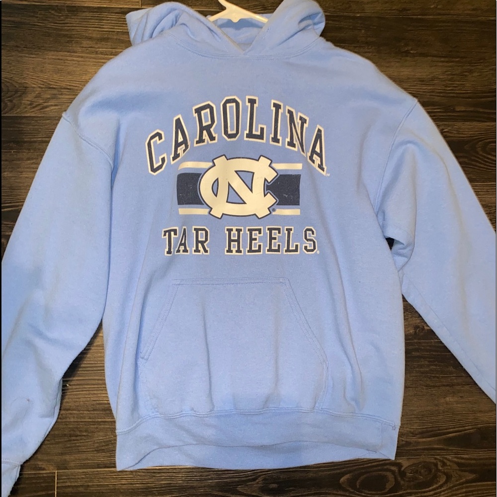 blue caroline tar heels hoodie